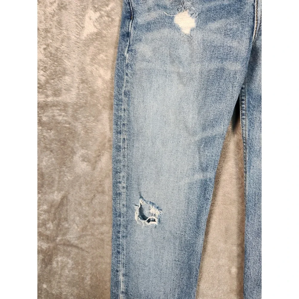 Levi's 511 Jeans Men's 32x33 (Tag 31X32) Distresse Skinny Cotton Blend‎ Blue